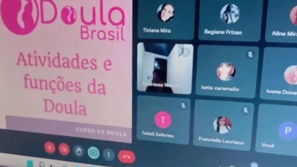 class demonstration via videoconference