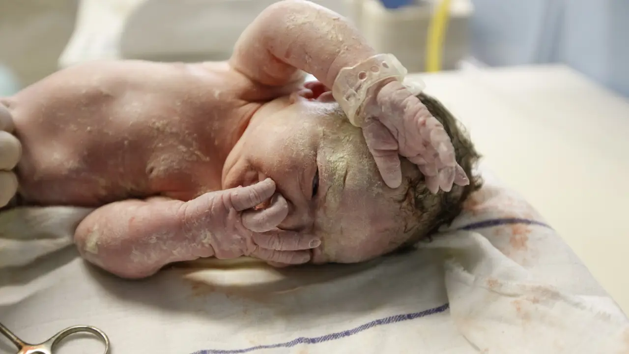 Illustrative image of a newborn baby